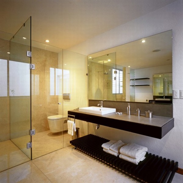 Modern House Design in Guadalajara, Mexico - Interior - Bedroom Bathroom