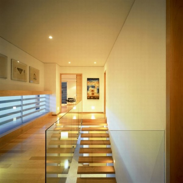Modern House Design in Guadalajara, Mexico - Interior - Hallway Spotlight
