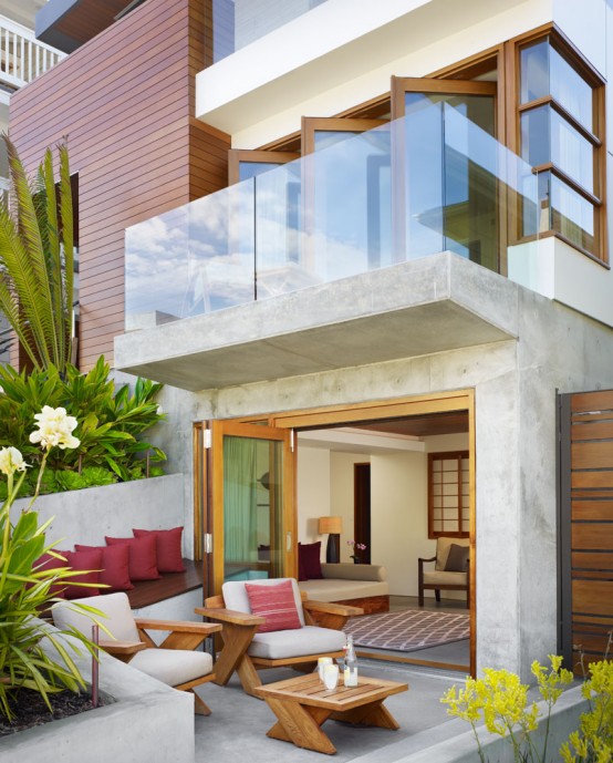 Tropical Modern House with a Garden 2